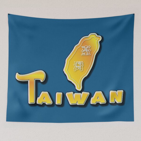 Item preview, Golden Taiwan Island Map - Team Taiwan Pride  designed and sold by jessie848v.