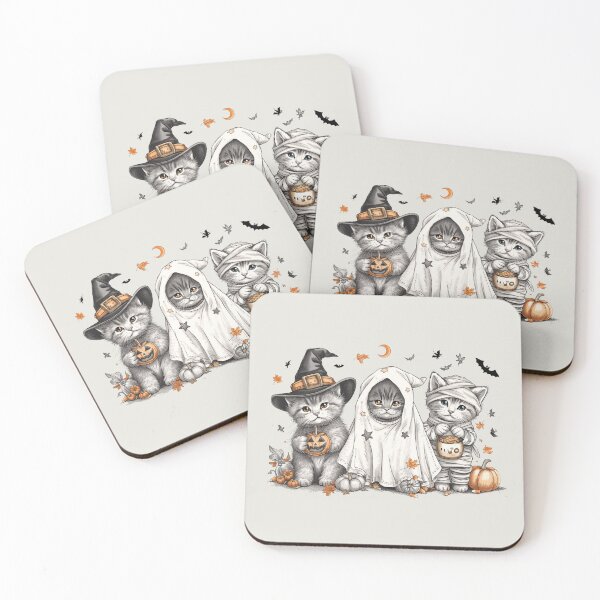 Item preview, HALLOWEEN KITTIES designed and sold by BKDIGITALSHOP.