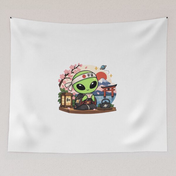 Item preview, Japanese Alien | Culture Design designed and sold by fedetrev.