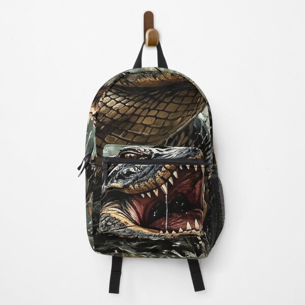 Item preview, Alligator Attack - Dramatic Wildlife Illustration designed and sold by Lucid Dream Pixel.