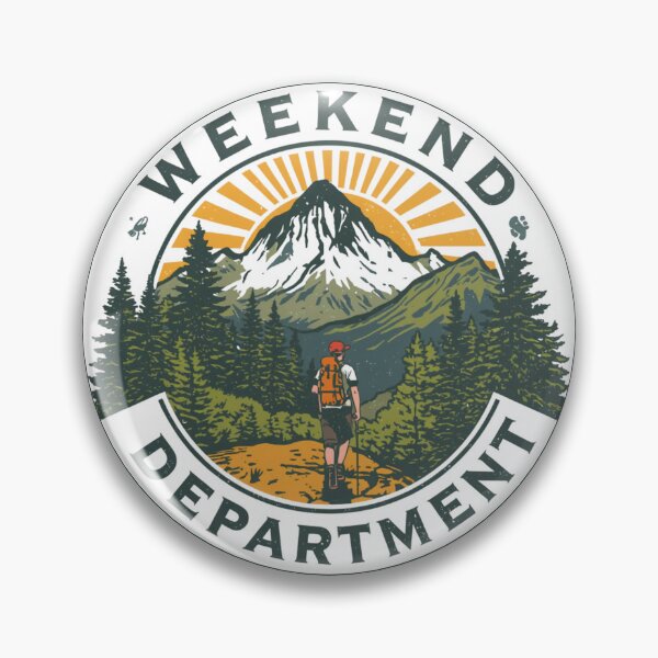 Item preview, Weekend Hiking Department designed and sold by catcurio.