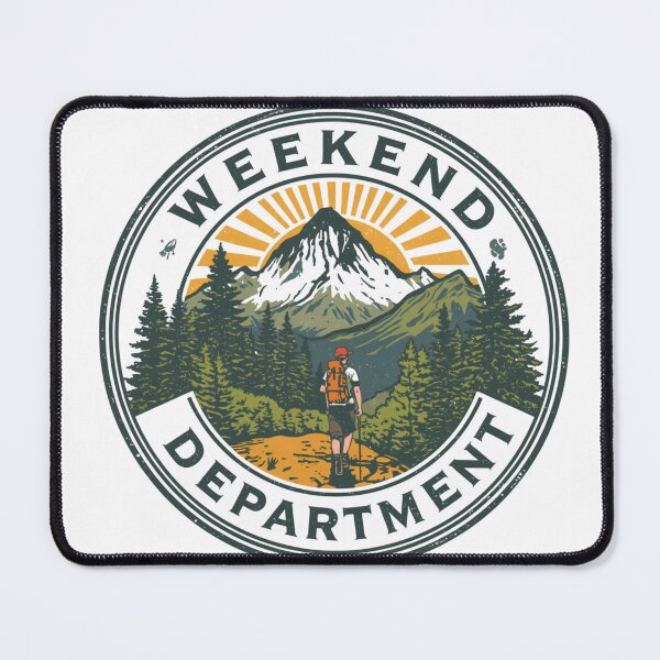 Item preview, Weekend Hiking Department designed and sold by catcurio.