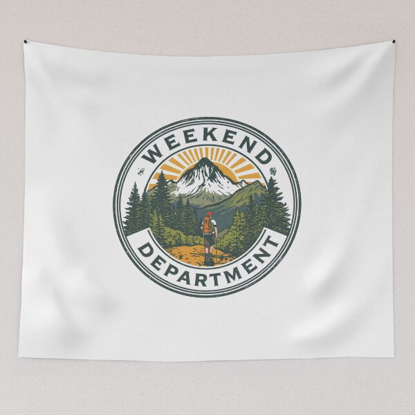 Item preview, Weekend Hiking Department designed and sold by catcurio.