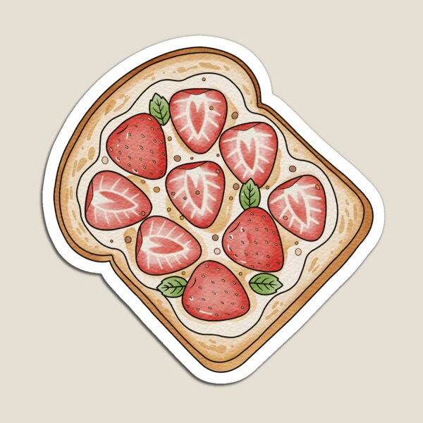 Item preview, Strawberry Toast designed and sold by Yokponnives.