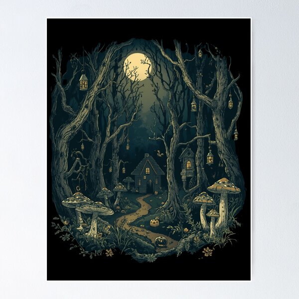 Item preview, Dark Cottagecore Forest Witch designed and sold by ChicTrendz.