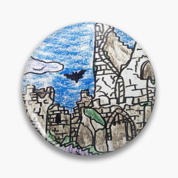 Item preview, Gothic Castle Ruins landscape designed and sold by MagicYana.