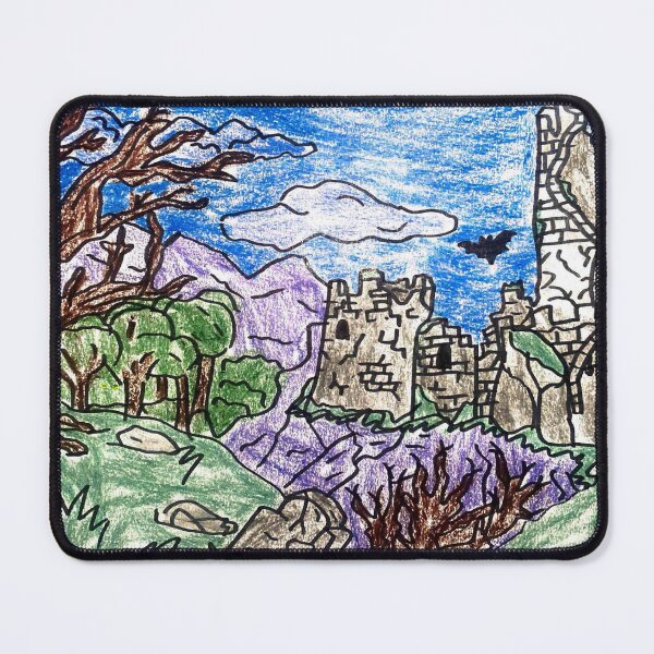 Item preview, Gothic Castle Ruins landscape designed and sold by MagicYana.