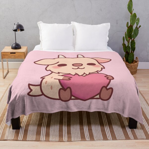 Item preview, Cute Goat Hugging A Heart designed and sold by rustydoodle.