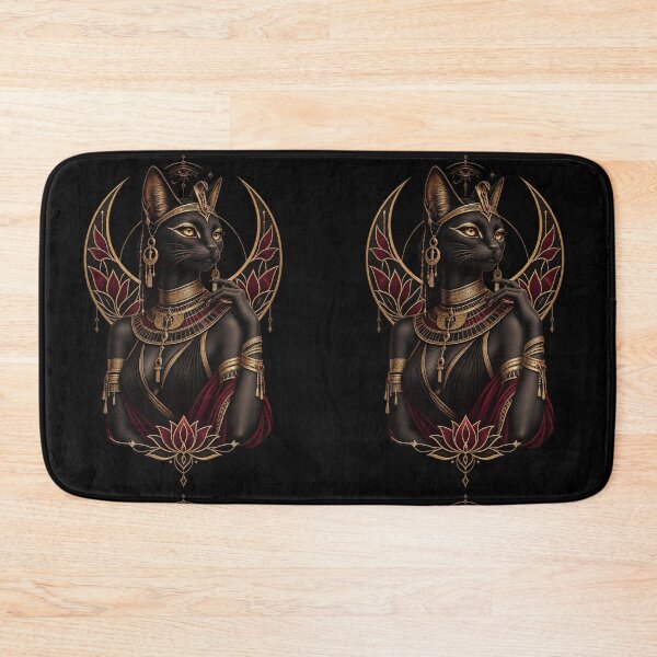 Item preview, Bastet Midnight Royalty Egyptian Cat Goddess designed and sold by AnadAA.
