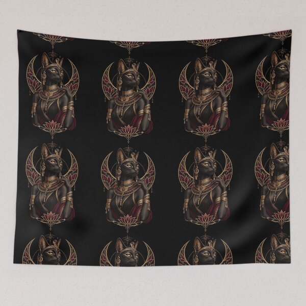 Item preview, Bastet Midnight Royalty Egyptian Cat Goddess designed and sold by AnadAA.
