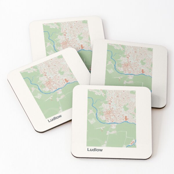 Item preview, Ludlow Minimalistic Map Art designed and sold by MapsNerd.