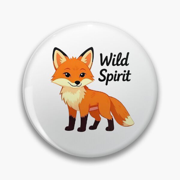 Item preview, An adventurous red fox with the text “Wild Spirit” alongside it designed and sold by Beleza e Estilo.