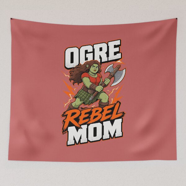 Item preview, Rebel Ogre Mom  designed and sold by stewartconala.