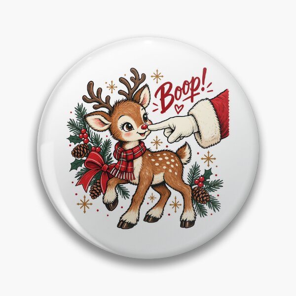 Artikelvorschau, Rentier-Boop, süßes Weihnachtshirsch, Weihnachtsmann-Humor entworfen und verkauft von andre-hollow.