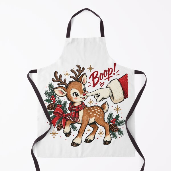 Item preview, Reindeer Boop Cute Christmas Deer Santa Humor designed and sold by andre-hollow.