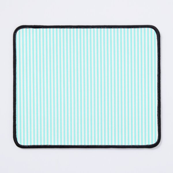 Item preview, Light Cyan Vertical Candy Stripes - Cute Pastel Aqua Pinstripe Pattern designed and sold by lovelys-store.