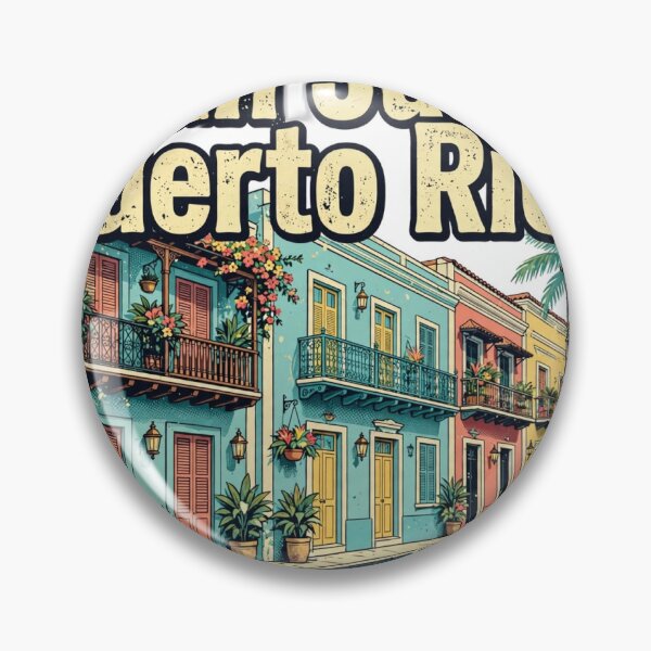 Item preview, San Juan Puerto Rico Shirt | Vintage Old San Juan Travel Souvenir T-Shirt designed and sold by FitEnvy.