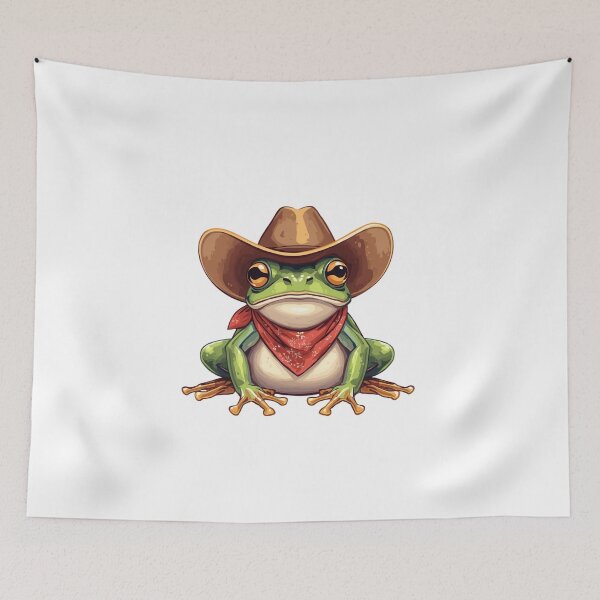 Artikelvorschau, Winziger Cowboy-Frosch entworfen und verkauft von catcurio.