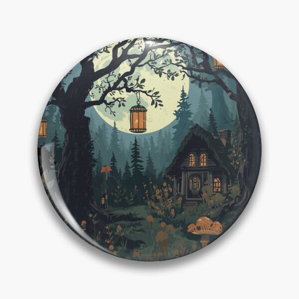 Item preview, Gothic Forest Witch Illustration designed and sold by ChicTrendz.