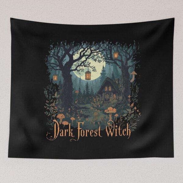 Item preview, Gothic Forest Witch Illustration designed and sold by ChicTrendz.