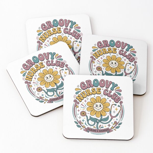 Item preview, Groovy Nurse Club Retro Vintage Healthcare Worker Design designed and sold by Mellow Doodle Co..