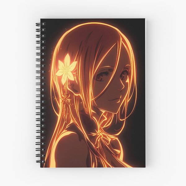 Item preview, Radiant Golden Flower Woman – Glowing Floral Anime Style Portrait designed and sold by Dyan4.