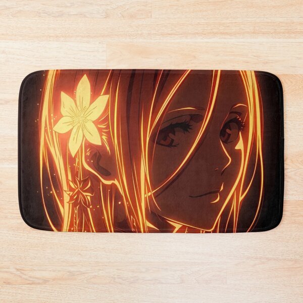 Item preview, Radiant Golden Flower Woman – Glowing Floral Anime Style Portrait designed and sold by Dyan4.