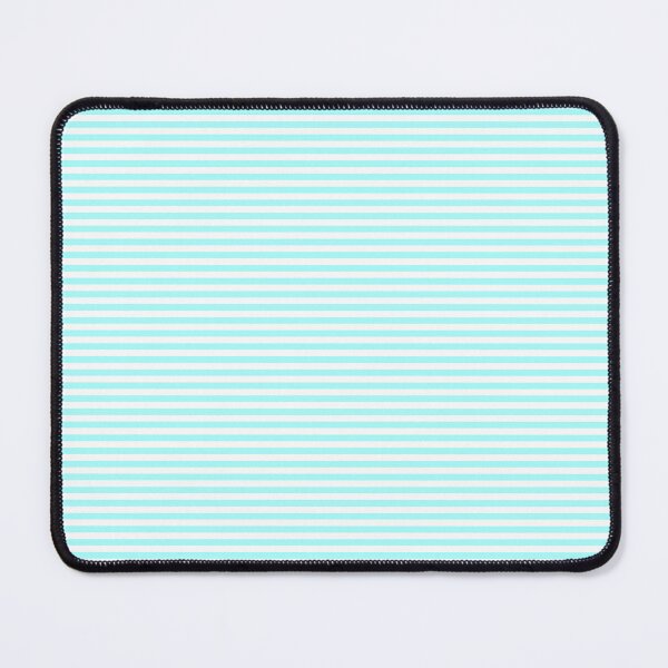 Item preview, Light Cyan Horizontal Candy Stripes - Cute Pastel Aqua Pattern designed and sold by lovelys-store.
