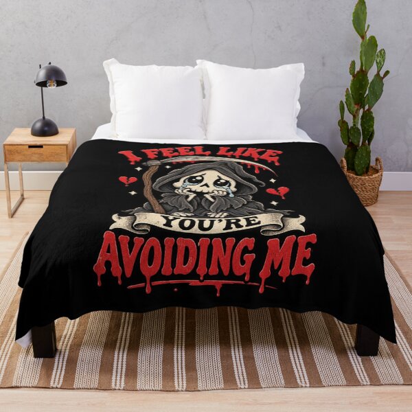 Item preview, I Feel Like You're Avoiding Me Sad Grim Reaper designed and sold by RatherCreative.