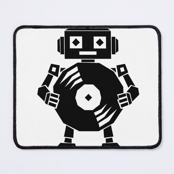 Item preview, Retro Robot Loves Vinyl designed and sold by matybrak.