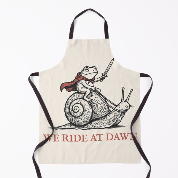 Item preview, Funny Frog Knight We Ride At Dawn designed and sold by legendaryskins.