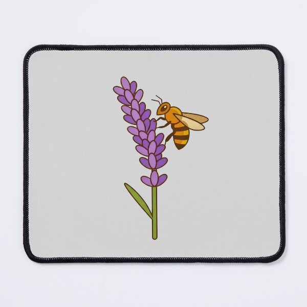 Item preview, Bee on Lavender Flower Illustration designed and sold by hattie's.
