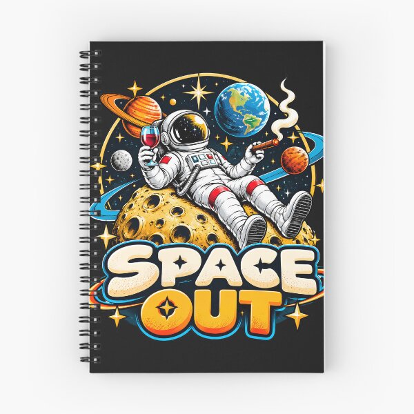 Item preview, Spaced Out Astronaut Moon Space Lover Retro Space Design designed and sold by Genius Geek.
