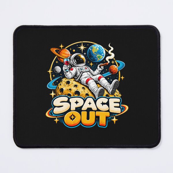 Item preview, Spaced Out Astronaut Moon Space Lover Retro Space Design designed and sold by Genius Geek.