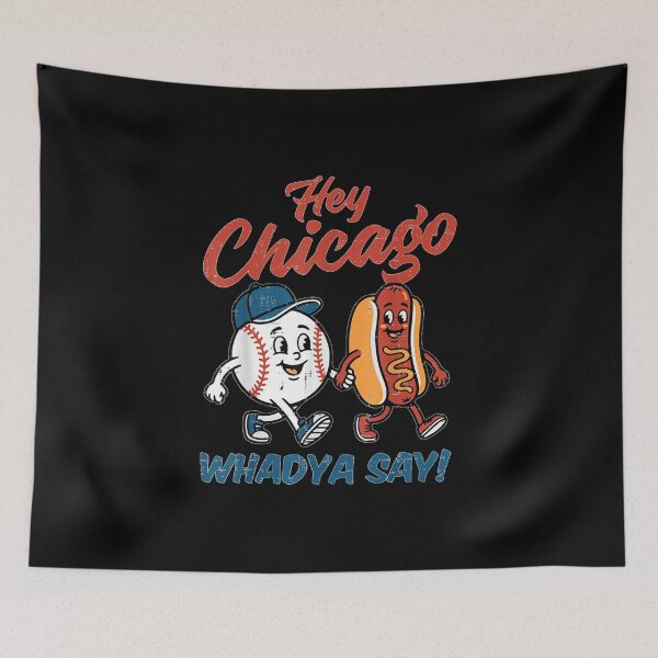 Item preview, Chicago Baseball Hot Dog Retro Game Sports designed and sold by ArunikaVelora.