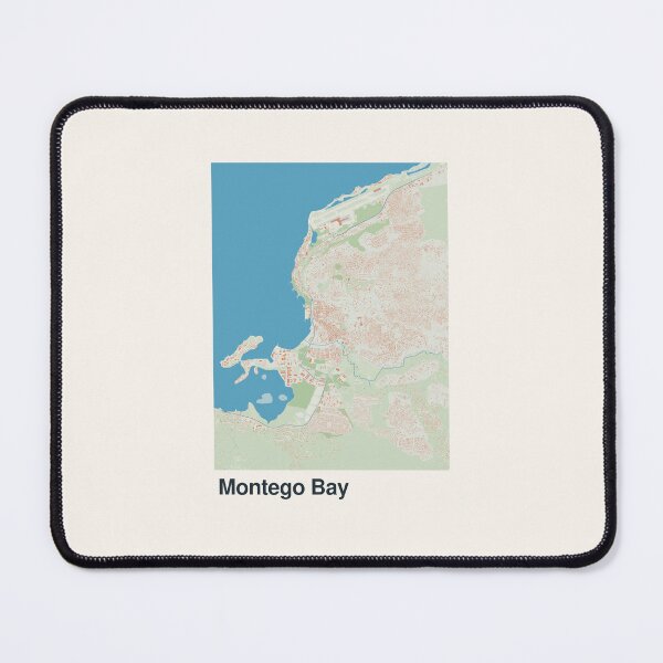 Item preview, Montego Bay Minimalistic Map Art designed and sold by MapsNerd.