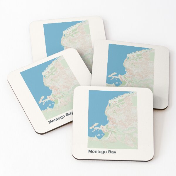 Item preview, Montego Bay Minimalistic Map Art designed and sold by MapsNerd.