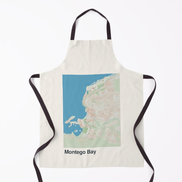 Item preview, Montego Bay Minimalistic Map Art designed and sold by MapsNerd.