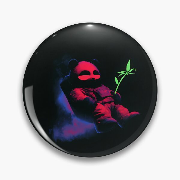 Item preview, Glowing Panda with Green Sprout Art designed and sold by Lunat1kk.