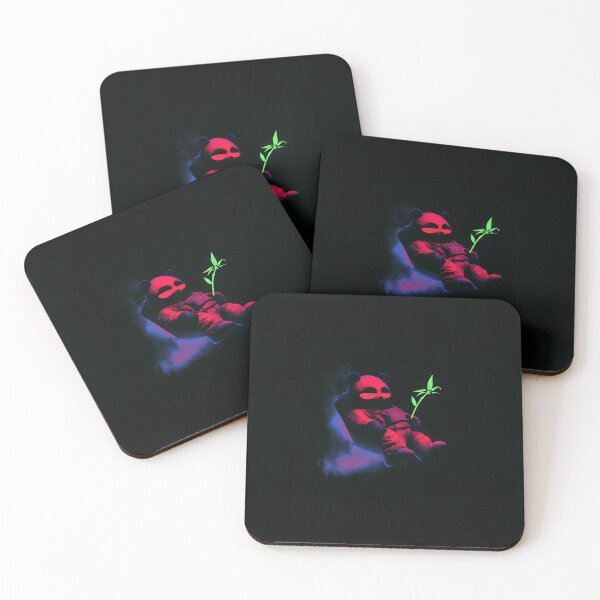 Item preview, Glowing Panda with Green Sprout Art designed and sold by Lunat1kk.