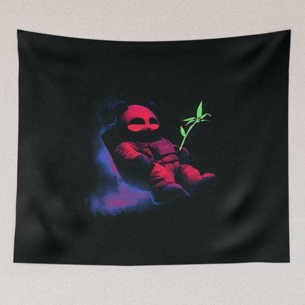 Item preview, Glowing Panda with Green Sprout Art designed and sold by Lunat1kk.
