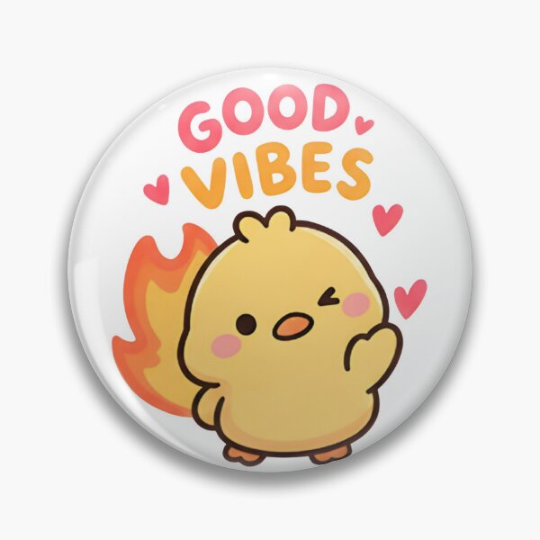 Item preview, Good Vibes Fire Duck - Cute Burning Animal Meme designed and sold by Duck lovers.