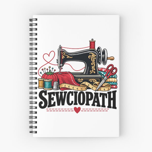 Item preview, Sewciopath Funny Sewing Machine Quilting Seamstress designed and sold by andre-hollow.