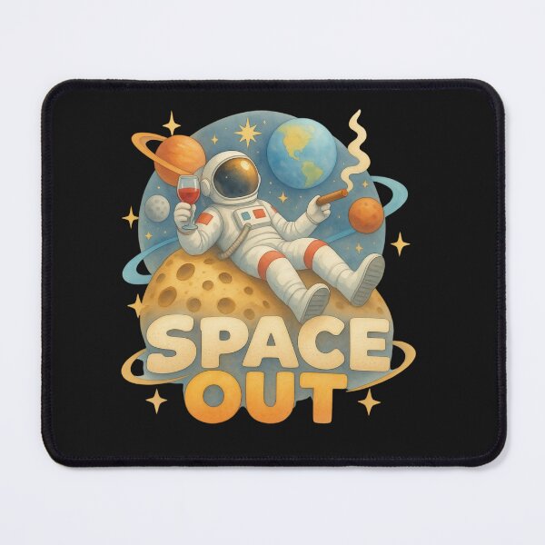 Item preview, Spaced Out Astronaut Moon Space Lover Retro Space Design designed and sold by Genius Geek.