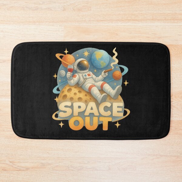 Item preview, Spaced Out Astronaut Moon Space Lover Retro Space Design designed and sold by Genius Geek.