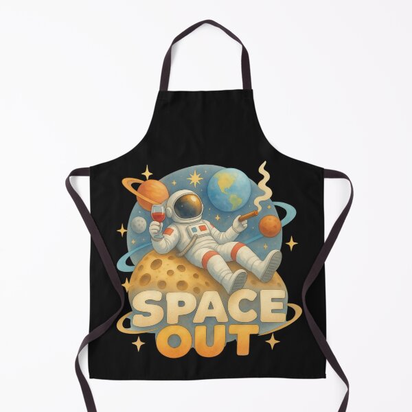 Item preview, Spaced Out Astronaut Moon Space Lover Retro Space Design designed and sold by Genius Geek.