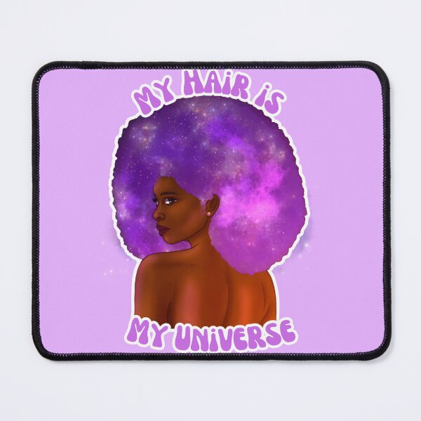 Item preview, My Hair is My Universe | Afro Hair Love designed and sold by teshiiexart.