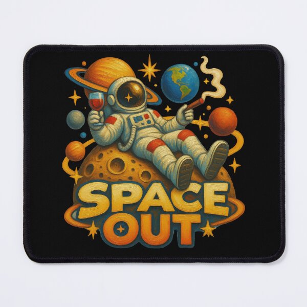 Item preview, Spaced Out Astronaut Moon Space Lover Retro Space Design designed and sold by Genius Geek.