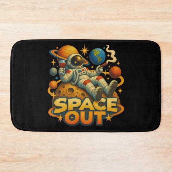 Item preview, Spaced Out Astronaut Moon Space Lover Retro Space Design designed and sold by Genius Geek.