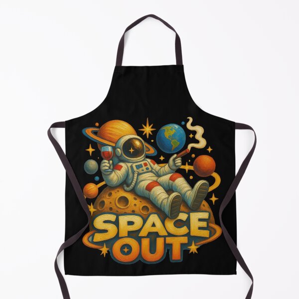 Item preview, Spaced Out Astronaut Moon Space Lover Retro Space Design designed and sold by Genius Geek.